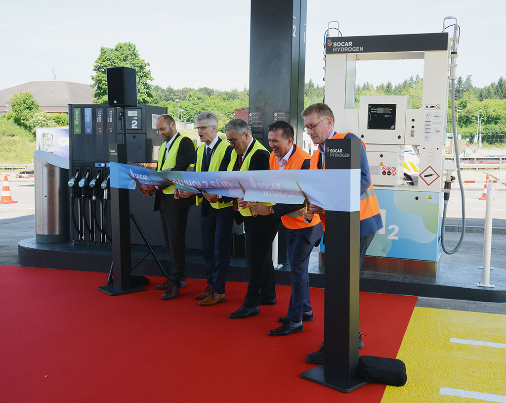 SOCAR eröffnet erste Wasserstoff-Tankstelle an Schweizer Autobahn